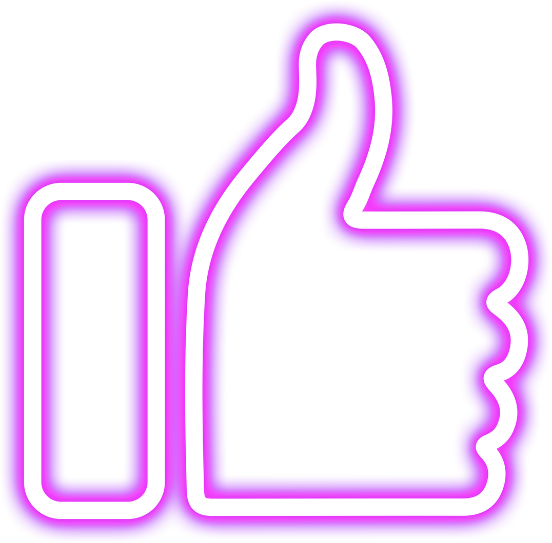 Neon Like Sign Button